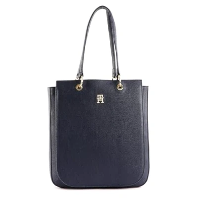 Image de Tommy Hilfiger Emblem WORK TOTE Cabas, Femme, Taille: One Size, Space blue