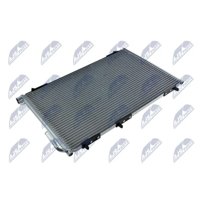 Image de NTY CCS PE 005 Condenseur De Clim sans déshydrateur Aluminium 590 PEUGEOT: 206 3/5 portes, 206+ portes