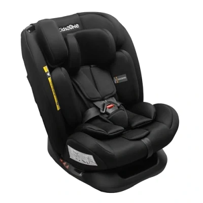 Image de KidsZone Siège Auto Bébé 0 à 36kg sans Isofix i Size 40 150cm Siege Enfant Groupe 1 2 3 de la naissance 12 ans 14 Positions d&#039;Appui tête, 4 d&#039;Inclinaison, Harnais 5 points
