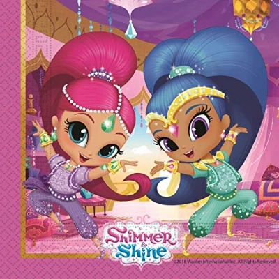 Image de Procos Lot de 20 Serviettes Shimmer &amp; Shine Multicolore PR89258