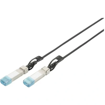 Image de DIGITUS SFP+ DAC Cable 10 Gbit/s compatible avec HP &amp; HPE câble réseau 0.5 m Direct Attach Copper AWG30 Twinax noir