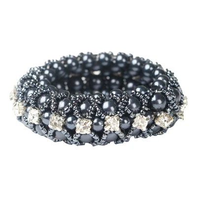 Image de Horka Noeud pour Cheveux Crystel Pearl Bleu