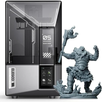 Image de ELEGOO Mars 5 Ultra Imprimante 3D Résine 9K, Impression à Haute Vitesse 150mm/h, Nivellement Automatique, Détection Intelligente, Transfert Wi FI, Taille d&#039;impression 153.36 x 77.76 165 mm3