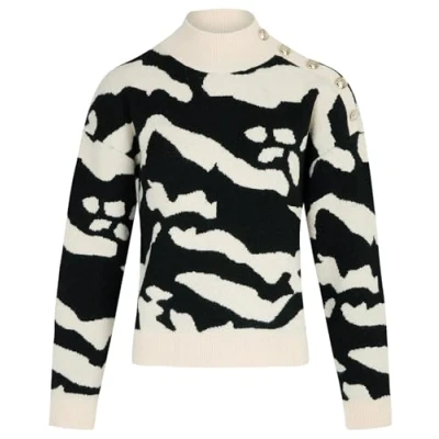 Image de Morgan 242 MFELIX Pull Over, Beige/Noir, XS Femme