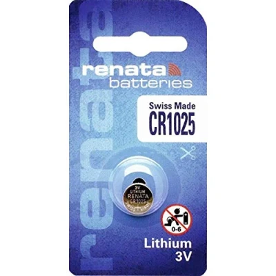 Image de RENATA Lot de 2 Blisters 1 Pile bouton lithium CR1025 3V 30 mAh