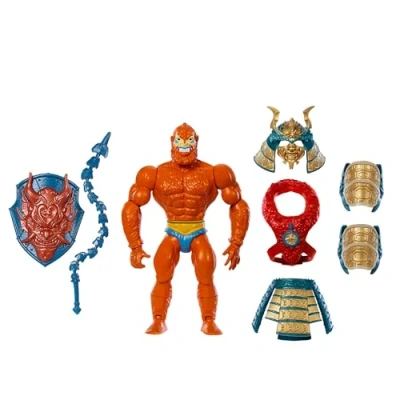 Image de Masters of the Universe Tortues du Château des Ombres Le Monstre Figurine articulée à 16 points d&#039;articulation avec accessoires, rencontre Maîtres de l&#039;Univers et Ninja, HTH11