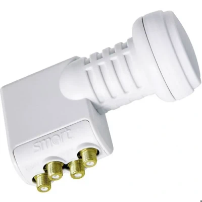 Image de LNB quad SMART Titanium Universal TQS Compatible 3D et HDTV Raccordement 4 récepteurs