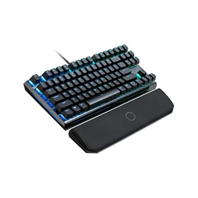 Image de Cooler Master MasterKeys MK730 mechanical gaming keyboard RGB Floating Switches, brushed aluminum plate, magnetic wrist rest TKL Spanish QWERTY layout, Cherry MX Red