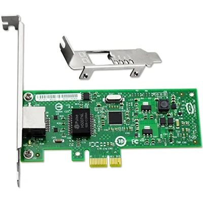 Image de Jeirdus Intel 82580 Chip I340 T2 E1G44HT 1G Gigabit Ethernet Network Adapter (NIC), Dual Copper RJ45 Ports, PCI Express 2.0 X4