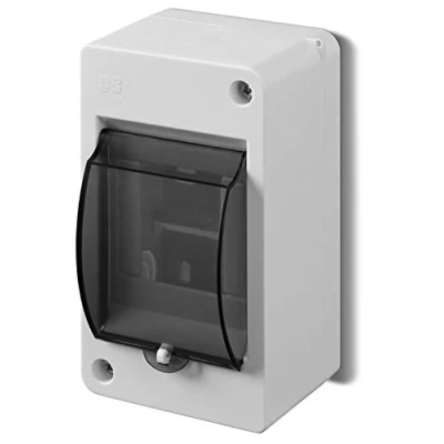 Image de ELEKTRO PLAST Boîte de distribution en saillie 1 rangée pour 3 modules IP 30 Gris clair
