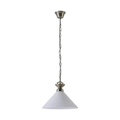 Image de Lindby Suspension en Verre Otis à intensité variable (Antique, Classic) Blanc e. a. pour Cuisine (1 lampe,à E27), Luminaire, Lampe plafond, Luminaire Plafonnier, Suspendue