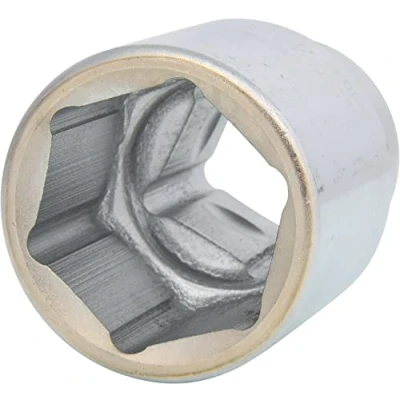 Image de KS Tools 911.1022 Douille 6 pans 1&#039;&#039;,1.7/16&#039;&#039; Version courte Chrome Vanadium Finition satinée
