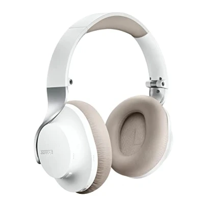Image de Shure AONIC 40 sur Oreille sans Fil Bluetooth Bruit Amélioration des Écouteurs avec Microphone, Autonomie de 25 Heures, Iphone et Android Compatible Blanc