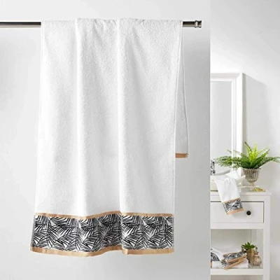 Image de douceur d&#039;interieur ORBELLA Drap DE Douche, Blanc, 70 x 130 CM