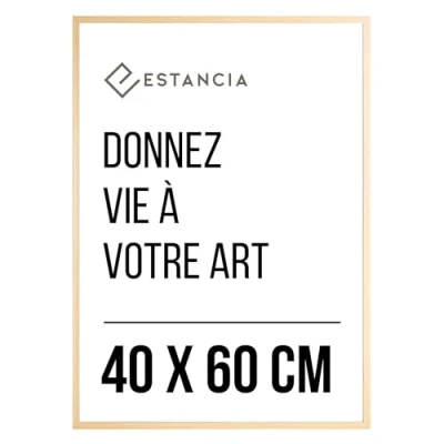 Image de Estancia Cadre Photo 40x60 cm En Bois De Chêne 60x40 Portrait Moderne 40 x 60