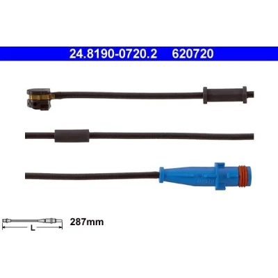 Image de ATE 24.8190 0720.2 Usure Des Plaquettes De Frein OPEL: Astra H GTC, Vectra C CC, 3/5 portes
