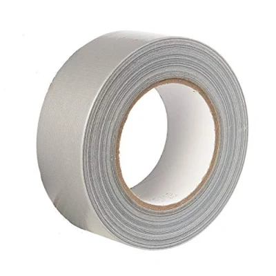 Image de GTSE Ruban adhésif toilé Duct tape Gaffer Argenté 48 mm x 50 m 1 rouleau résistant,imperméable pour réparer,fixer,assembler,renforcer,étanchéifier