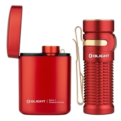 Image de Olight Baton 3 Premium Edition Rouge