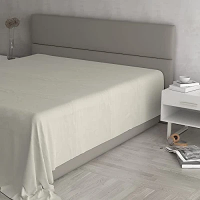 Image de Drap Housse Max Color 100% Coton, crème, Double Maxi
