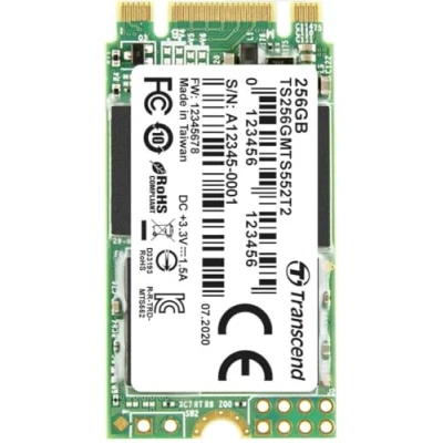 Image de Transcend MTS552T2 256Go Interne M.2 SATA SSD 6 GB/s Industrial TS256GMTS552T2