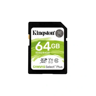 Image de Carte mémoire KINGSTON Canvas Select Plus SD SDS2/64Go 64go Classe 10 UHS I 100Mo/s