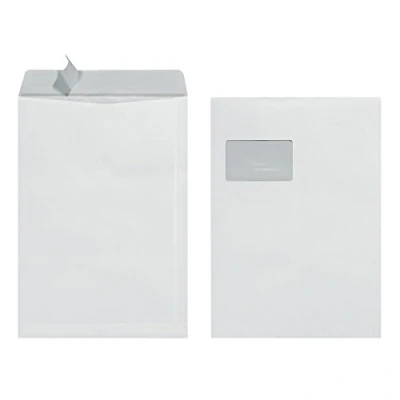 Image de Herlitz 10837557 Enveloppes C4 à patte autocollante avec fenêtre