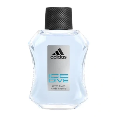 Image de adidas Ice Dive Après rasage Parfum longue durée avec notes d&#039;agrumes tonifiantes et patchouli aromatiques 100 ml