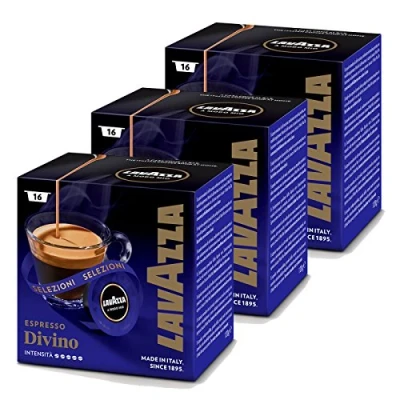 Image de Lavazza A Modo Mio Divinamente, Lot de 3, 3 x 16 Capsules