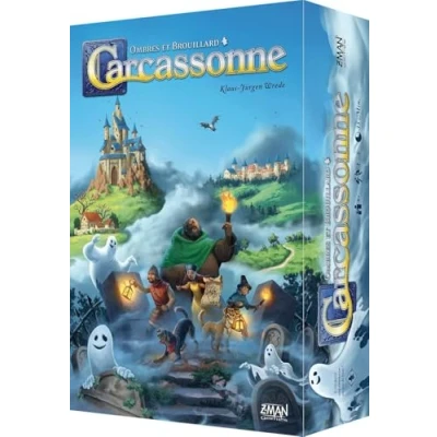 Image de Asmodee Hans im Glück Carcassonne : Ombres et Brouillard Jeu de société tuiles A partir 8 Ans 1 à 5 Joueurs 35 Min, (HIGCARFC01FR)