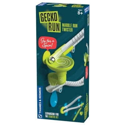 Image de Gecko Run Marble Twister Pack d&#039;extension par Thames &amp; Kosmos Cascade supplémentaire pour jeu de démarrage vertical ; installation rapide et sans désordre avec coussinets