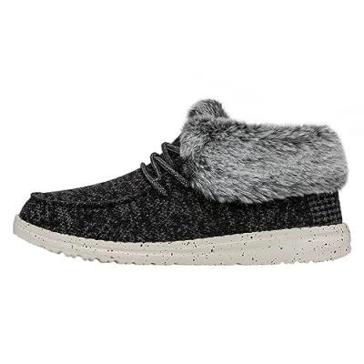 Image de Hey Dude Femme Wendy Fold Ankle Boot, Noir, 38 EU