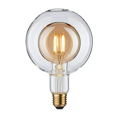 Image de Paulmann 28765 Ampoule LED Inner Shape G125 Globe 4 watts gradable Doré lumière efficace Blanc chaud 2700 K E27