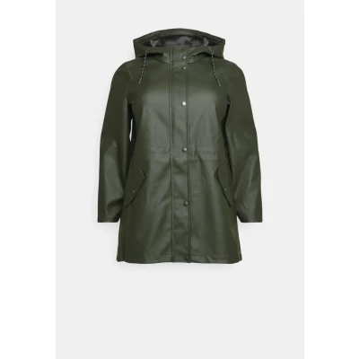 Image de Vero Moda Curve Vmmalou Coated Jacket Parka, Femme, Taille: 52, Peat