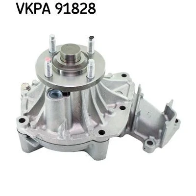 Image de SKF VKPA 91828 Pompe à eau avec goujon fileté Métal pour système dentrainement courroie trapézoïdale nervures TOYOTA: Land Cruiser Prado 90