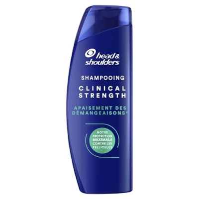 Image de Head &amp; Shoulders Apaisement des Démangeaisons* 400ml Shampoing Antipelliculaire au Disulfure de Sélénium, Clinical Strength. Combat les Pellicules Tenaces et Démangeaisons, Menthol Ultra Frais