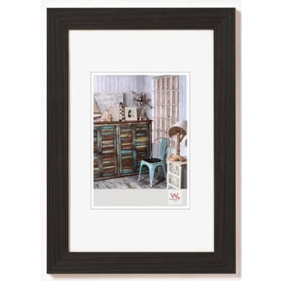 Image de walther design Cadre photo noir 18 x 24 cm Grado en bois HI824B