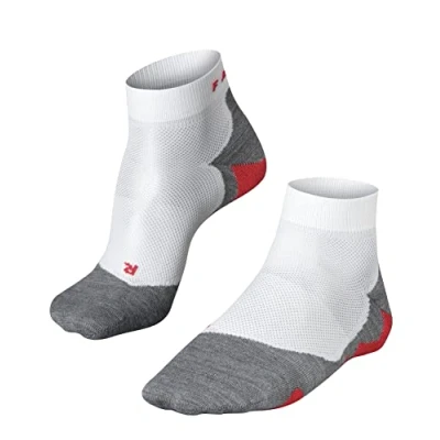 Image de Falke RU5 RACE Short Running Functional Extralightcushioned Chaussettes de sport, Homme, Taille: 42/43, White/grey