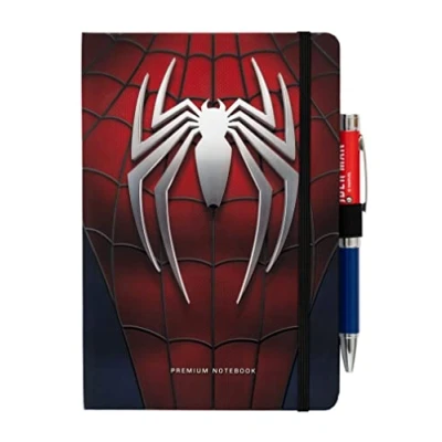 Image de Grupo Erik Carnet De Notes Marvel, Spider Man Avec Stylo Pointillé Format A5 Notebook Pointillé, Notebook, Journal Intime, Fournitures Scolaires, CBA5011