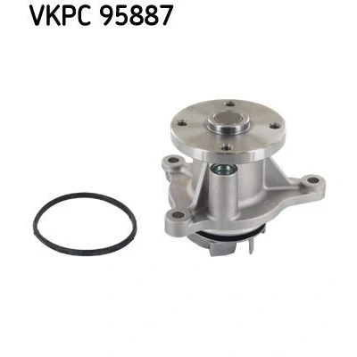 Image de SKF VKPC 95887 Pompe à eau avec joints Métal pour système dentrainement courroie trapézoïdale nervures KIA: RIO 3, cee‘d II 5 portes