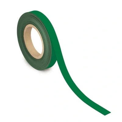 Image de MAUL Bande de marquage 20mm x 1mm inscriptible avec dos magnétique Utilisable dans le bureau, l&#039;atelier, l&#039;entrepôt et la cuisine Découpable individuellement Longueur 10m Vert