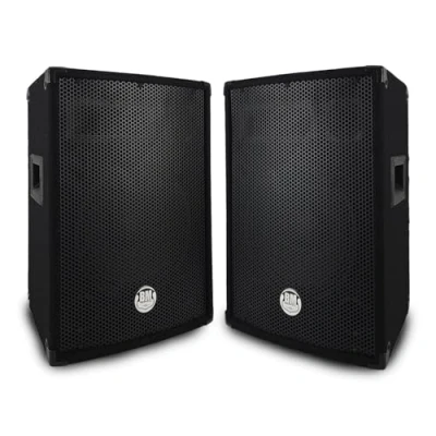 Image de Paire d&#039;enceintes Sono Bass Reflex Trapézoïdal à 3 voies 10&quot;/25cm 2 x 400W BM SONIC BMS 10