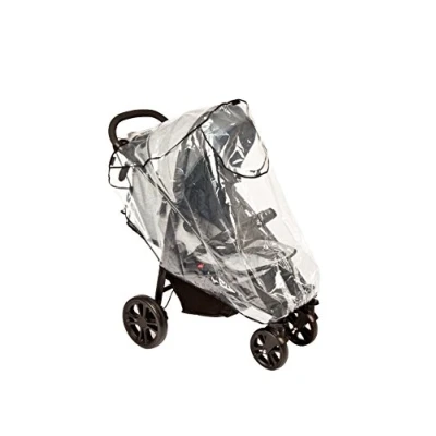 Image de AltaBeBe Habillage Pluie Adapté à Toutes Poussettes avec Toit, Transparent, 1 Pièce