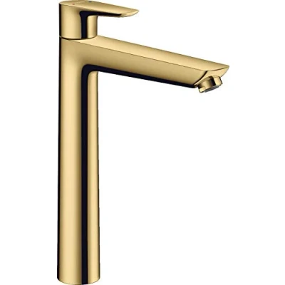 Image de hansgrohe Talis E 240 Mitigeur de lavabo, avec tirette et vidage, aspect doré poli, 71716990