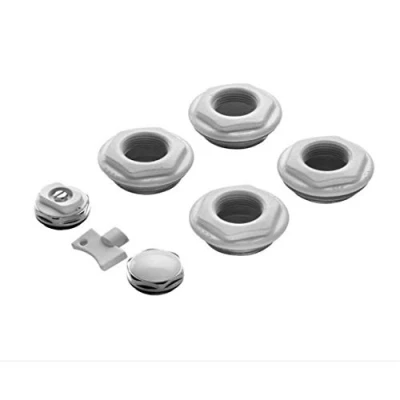 Image de GLOBAL Kit universel pour radiateurs en aluminium 1&quot;x 1/2&quot; Bride Ø 42 avec valve de purge RAD. OSCAR 011047