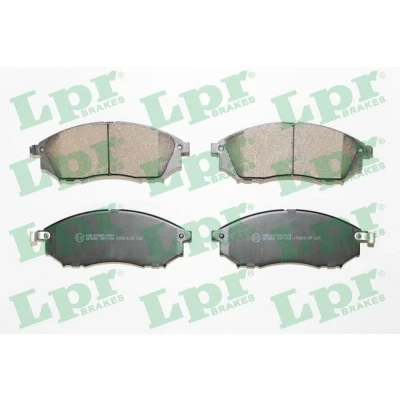 Image de LPR 05P1406 Jeu de plaquettes frein NISSAN: Qashqai / Qashqai+2 I, NP300 Navara Pick up, Pathfinder 3, RENAULT: Koleos I