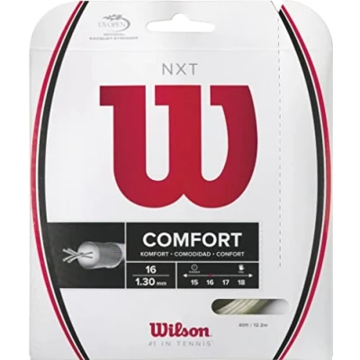 Image de Wilson Cordages de Raquettes, NXT, Rouleau 12,2 mètres, Couleur Neutre, 1,30 mm, Unisexe, WRZ942700