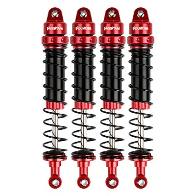 Image de INJORA RC Amortisseur Set 4pcs Shock Absorbers Damper pour 1/10 Crawler Axial SCX10 90046 AXI231017 Traxxas TRX 4 D90 (110mm)