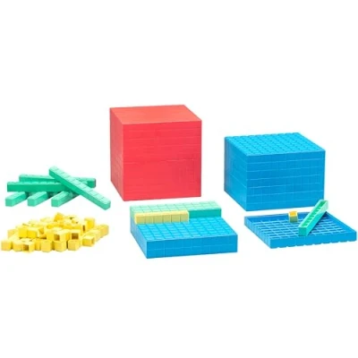 Image de WISSNER® aktiv lernen Set de calcul décimal base, 121 pces en bte carton RE Plastic®