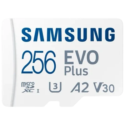 Image de Samsung Carte MicroSD EVO Plus (2024) 256 Go Neuf