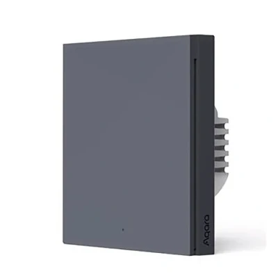 Image de Interrupteur de lumière Mural Connecté Simple Zigbee 3.0 avec Neutre Aqara Gris